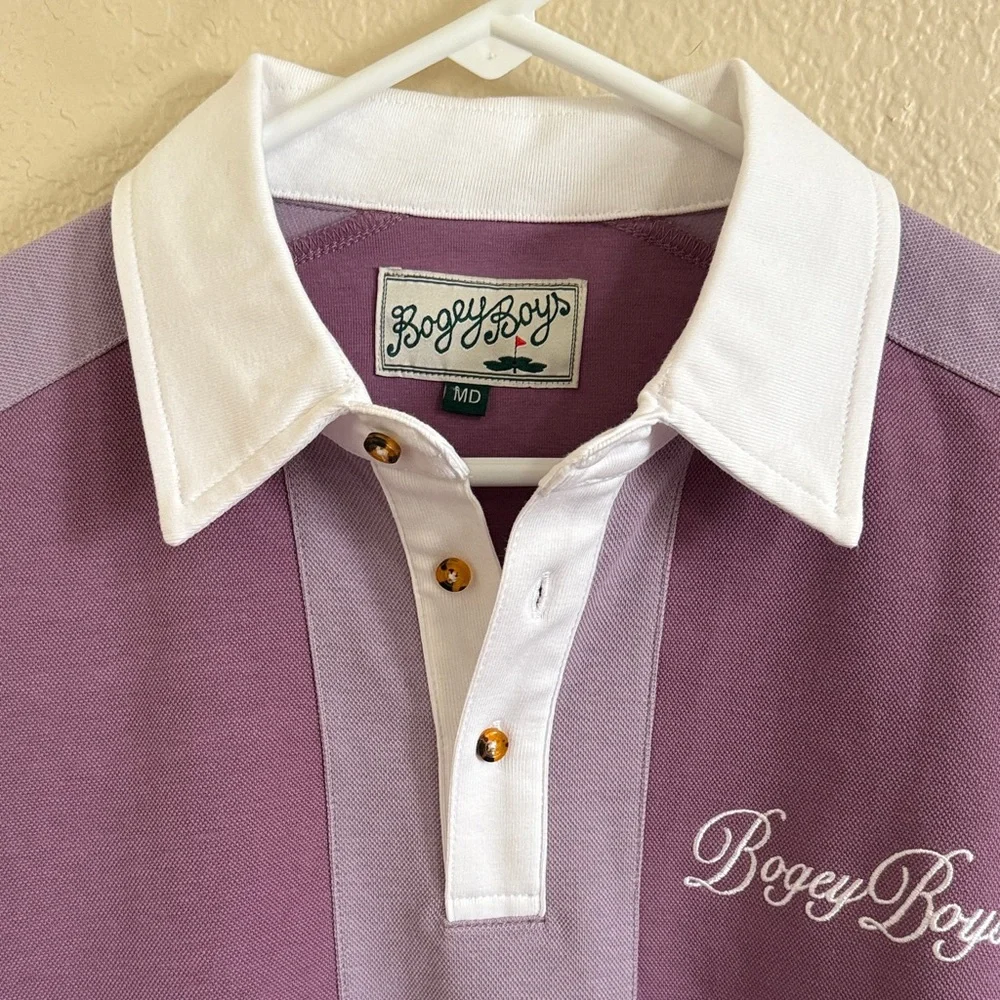 Bogey Boys Purple Rugby/Golf Shirt